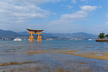 Image showing Itsukushima Shrine in Japan