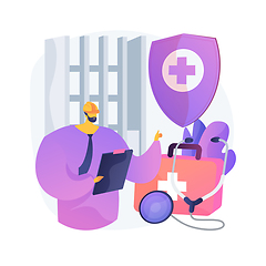 Image showing Occupational health abstract concept vector illustration.