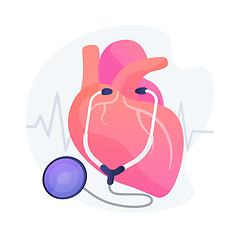 Image showing Cardiology vector concept metaphor