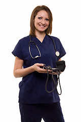 Image showing Friendly nurse