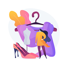 Image showing Personal stylist vector concept metaphor