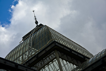 Image showing Glass Palace of the Retiro Park