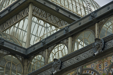 Image showing Glass Palace of the Retiro Park