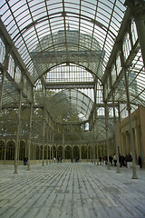 Image showing Glass Palace of the Retiro Park