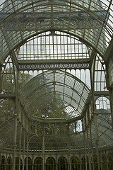 Image showing Glass Palace of the Retiro Park