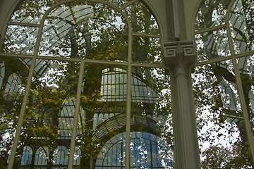 Image showing Glass Palace of the Retiro Park