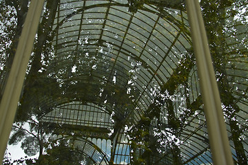 Image showing Glass Palace of the Retiro Park