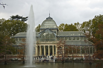 Image showing Glass Palace of the Retiro Park