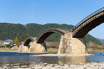 Image showing Kintai Bridge in Japan