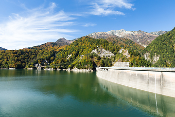 Image showing Kurobe Dam in Japan