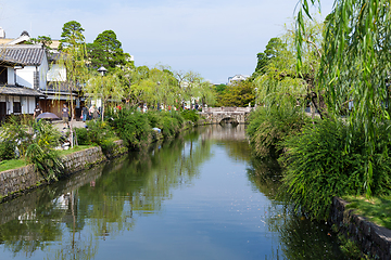 Image showing Kurashiki river in Kurashiki city