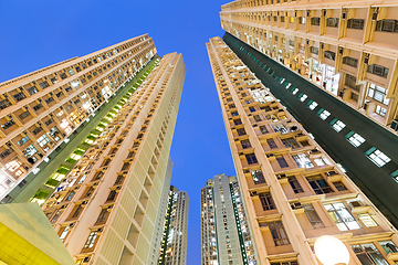 Image showing Residential building to the sky