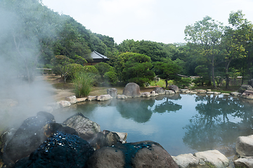 Image showing Hotsprings in Beppu city of Japan