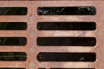 Image showing sewage , closeup