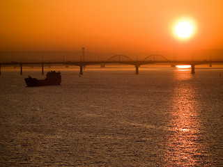 Image showing Dnipropetrovsk sunrise