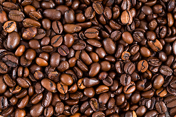 Image showing Brown coffee bean