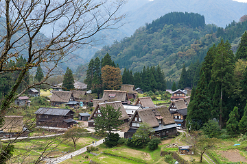 Image showing Shirakawago village in Japan