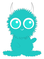 Image showing Image of cute character for girls, vector or color illustration.