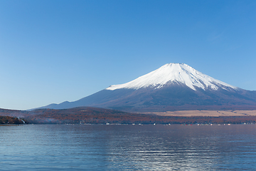 Image showing Mount Fuji at Lake Yamanaka