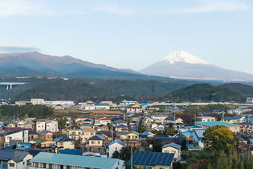 Image showing Mountain Fuji in Shizuoka city