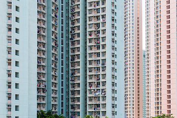 Image showing Apartment building in Hong Kong