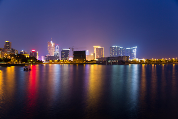 Image showing Macau skyline at night