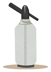 Image showing Soda syphon, vector or color illustration.