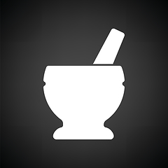 Image showing Mortar and pestle icon