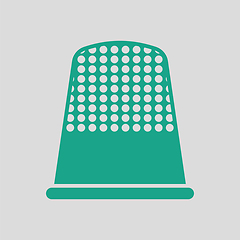 Image showing Tailor thimble icon