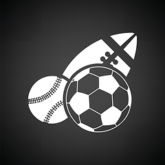 Image showing Sport balls icon