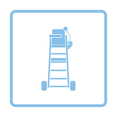 Image showing Tennis referee chair tower icon