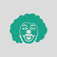 Image showing Party clown face icon