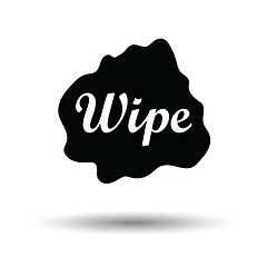 Image showing Wipe cloth icon