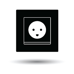 Image showing Austria electrical socket icon