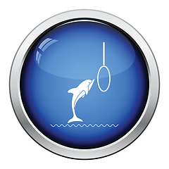 Image showing Jump dolphin icon