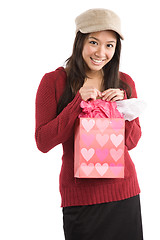 Image showing Asian valentine girl