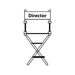 Image showing Director chair icon