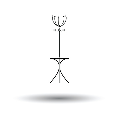 Image showing Office coat stand icon