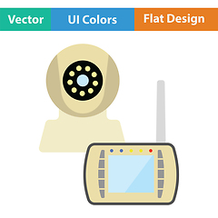 Image showing Baby monitor icon