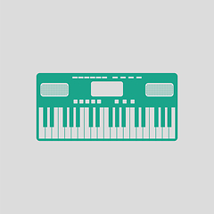 Image showing Music synthesizer icon