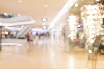 Image showing Abstract background of shopping mall