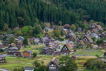 Image showing Shirakawago village in Japan