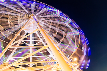 Image showing Ferris Wheel during evening