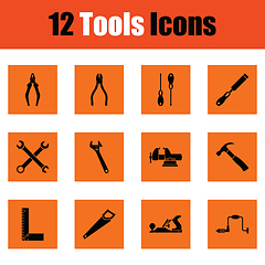 Image showing Set of tools icons