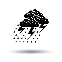 Image showing Thunderstorm icon