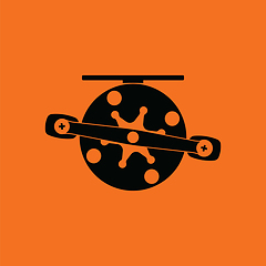 Image showing Icon of Fishing reel 