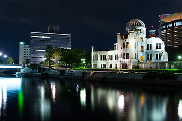 Image showing Atomic bomb dome in Hiroshima city