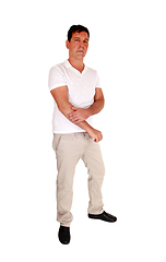 Image showing Man standing relaxed in casual clothing