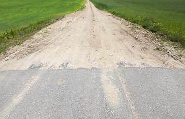 Image showing sandy road