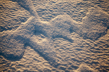 Image showing Snow drifts